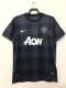 Retro 13/14  M-U  away black Soccer Jersey
