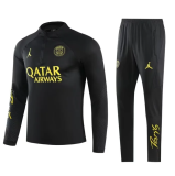 23/24  PSG Kids training suit black  Soccer Jersey