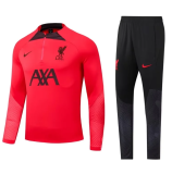 23/24  Liverpool Kids Training suit  reddish orange  Soccer Jersey