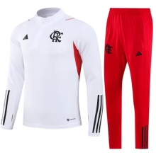 23/24 Flamengo Kids Training suit white Soccer  Jersey