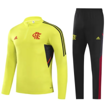 23/24 Flamengo Kids Training suit yellow Soccer  Jersey