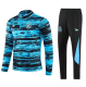 23/24  Riyadh Kids  Training suit  blue-black Soccer Jersey