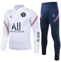 23/24  PSG Kids training suit white  Soccer Jersey