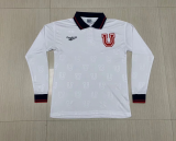 Retro 1998 Universidad de Chile  away  white  Long  Sleeve Soccer Jersey