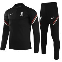 23/24  Liverpool Kids Training suit  black  Soccer Jersey