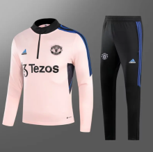 23-24 M-U Training suit pink Soccer Jersey