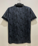 Retro 1990 England  away  black Jacquard cloth has Umbro  Soccer Jersey