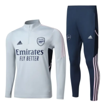 23/24  Arsenal  Kids Training suit light gray Soccer Jersey