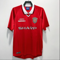 Retro 1999/2000  M-U home red Soccer Jersey
