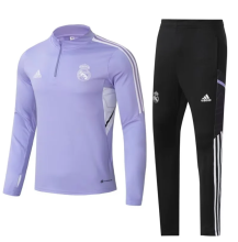 23/24 Real Madrid Kids Training suit purple Soccer jersey
