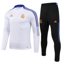 23/24 Real Madrid Kids Training suit white Soccer jersey