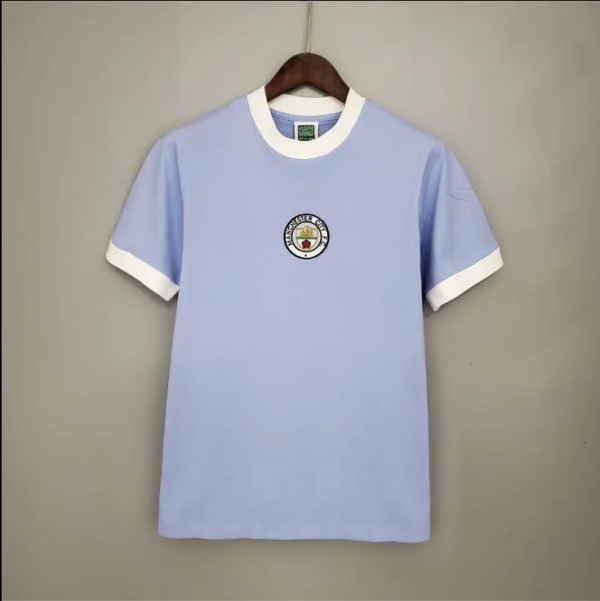 Retro  1972  Manchester City  Home Soccer Jersey