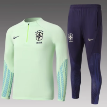 23-24 Brazil  Training suit light green Soccer Jersey