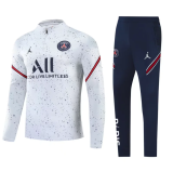 23/24  PSG Kids training suit Grey print  Soccer Jersey