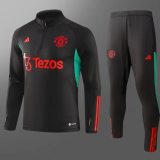 23-24 M-U Training suit black Soccer Jersey
