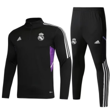 23/24 Real Madrid Kids Training suit black Soccer jersey