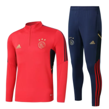 23-24 Ajax kids  training suit red  Soccer Jersey