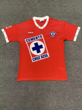 Retro  96  Cruz Azul  home red  Soccer Jersey