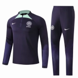 23/24 Inter Milan kids training suit  Shangqing Soccer Jersey