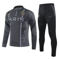 23/24  PSG Kids training suit black souvenir edition Soccer Jersey