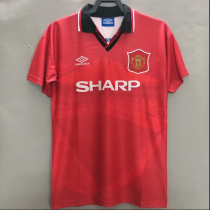 Retro 94/96  M-U home  red  Soccer Jersey