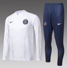 23/24  PSG training suit White ink jet Soccer Jersey