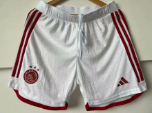 23/24 Ajax home Player   Version  shorts  Soccer Jersey