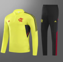 23/24 Flamengo Training suit yellow Soccer  Jersey