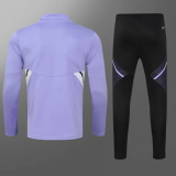 23/24 Real Madrid  Training suit purple Soccer jersey