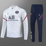 23/24  PSG training suit Grey print Soccer Jersey