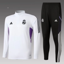 23/24 Real Madrid  Training suit white Soccer jersey