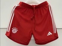 23/24 Bayern Munich  home  Player Version  red shorts