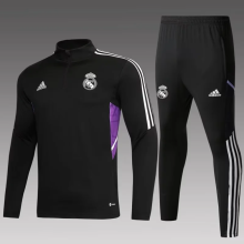 23/24 Real Madrid  Training suit black Soccer jersey