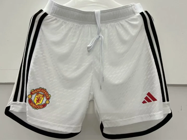23/24  M-U  Home  Player version  shorts  Soccer Jersey