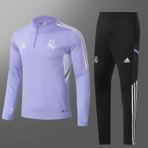 23/24 Real Madrid  Training suit purple Soccer jersey