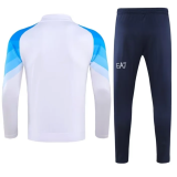 23/24 Napoli Training suit white  Soccer Jersey