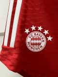 23/24 Bayern Munich  home  Player Version  red shorts