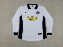 Retro 97/98 Colo-Colo Home White long sleeve  Soccer Jersey