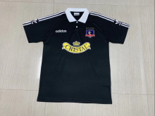 Retro 92/93  Colo-Colo Away  Black Soccer Jersey