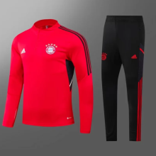 23/24 Bayern Munich Training suit red Soccer Jersey