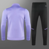 23/24 Real Madrid Jacket Tracksuit purple Soccer jersey