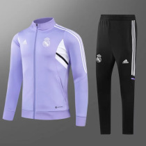 23/24 Real Madrid Jacket Tracksuit purple Soccer jersey