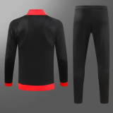 23/24 AC Milan Jacket Tracksuit black A款 Soccer Jersey