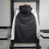 23/24  Arsenal Windbreaker Black white sleeve