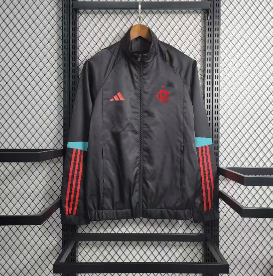 23/24 flamengo  windbreaker black
