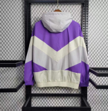 23/24 Real Madrid Purplish white windbreaker
