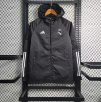 23/24 Real Madrid windbreaker black
