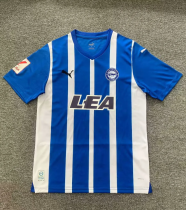23-24   Alaudio-videoes home Fan Version Soccer Jersey