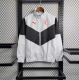 23/24 AC Milan Windbreaker  black and white