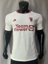 23-24 M-U Second away  Player Version  Soccer Jersey